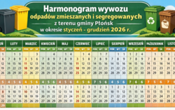 Zdjęcie do Harmonogram wywozu odpad&oacute;w zmieszanych i segregowanych...