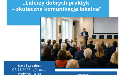 Zdjęcie do &bdquo;Liderzy dobrych praktyk &ndash; skuteczna komunikacja lokalna&rdquo; &ndash; zapraszamy na warsztaty w Gminie Płońsk!