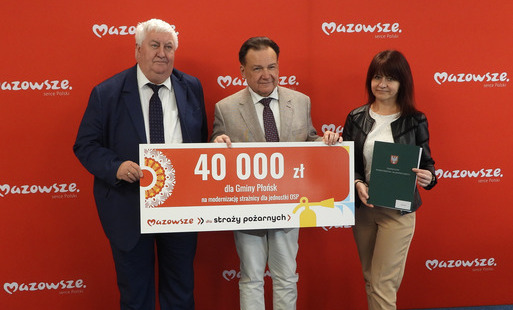 Zdjęcie do Podpisanie umowy na modernizację strażnicy OSP Siedlin w ramach programu &bdquo;Mazowieckie Strażnice OSP &ndash; 2026