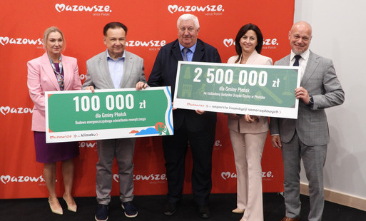 Zdjęcie do Gmina Płońsk pozyskuje środki na rozw&oacute;j infrastruktury publicznej i działania proklimatyczne
