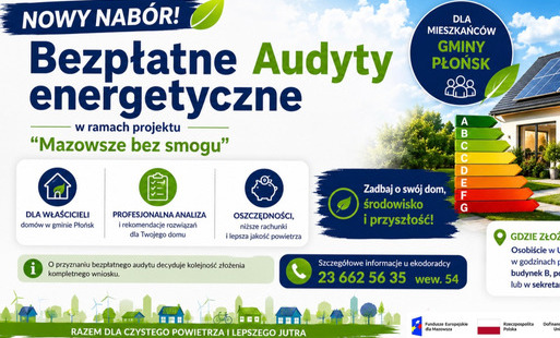 Zdjęcie do Mazowsze bez smogu &ndash; bezpłatne audyty energetyczne budynk&oacute;w